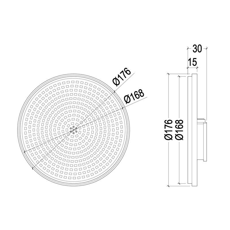 HJ-PAR56-01 外貿跨境PAR56水下燈替換光源LED水療SPA水底燈